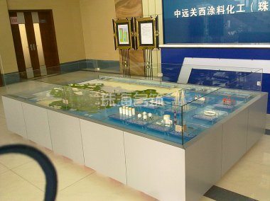 中遠關(guān)西廠(chǎng)區總體規模模型
